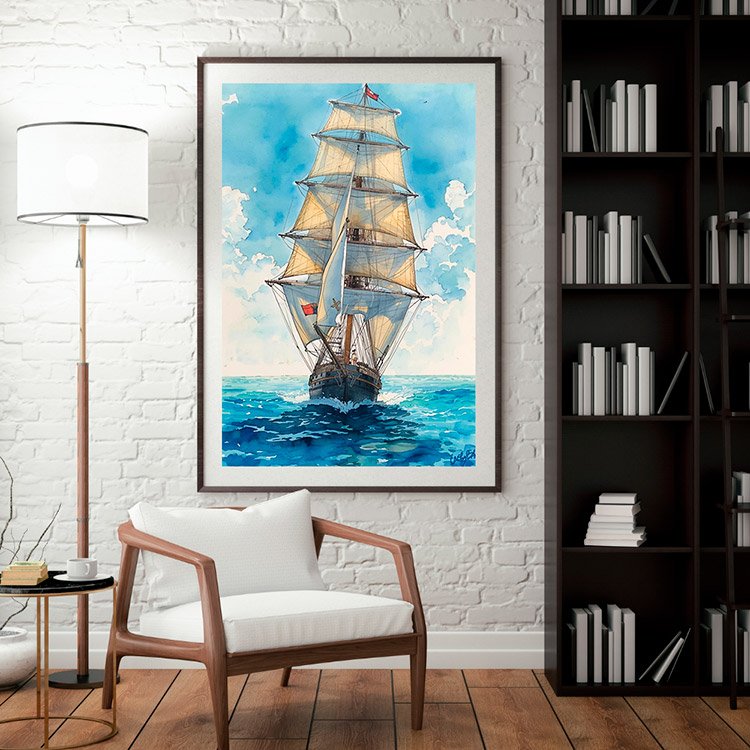 Plakat Szum Morski Kompozycja 3