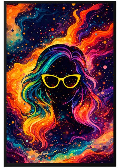 Plakat Tęczowa Kobieta