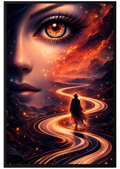 Plakat Twarz Wszechswiata
