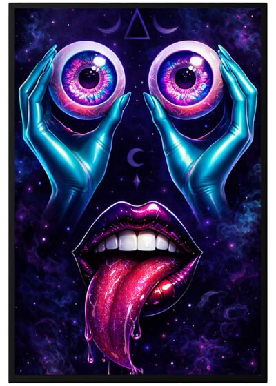 Plakat Twarz Z Oczami