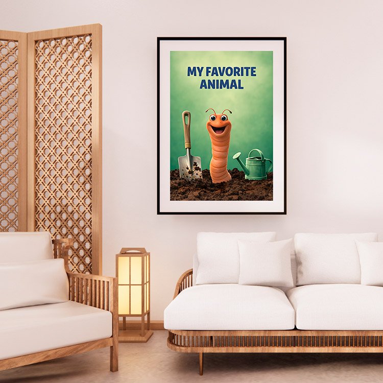 Plakat Ulubiony Ogrodnik Kompozycja 2