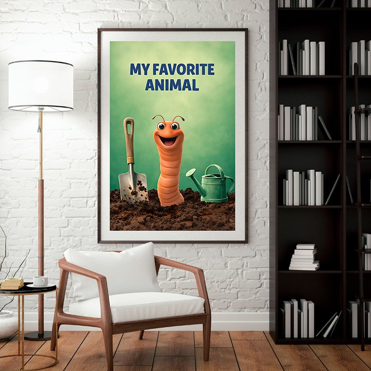 Plakat Ulubiony Ogrodnik Kompozycja 3