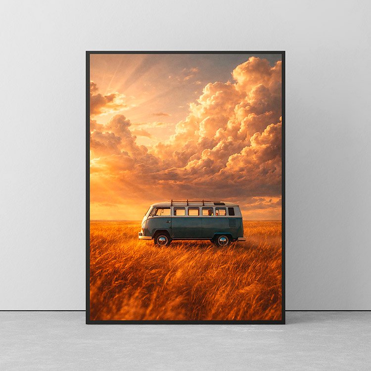 Plakat Van Na Łące Kompozycja 2