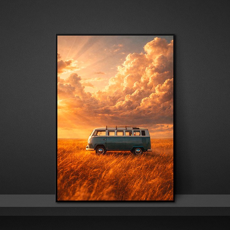 Plakat Van Na Łące Kompozycja 5
