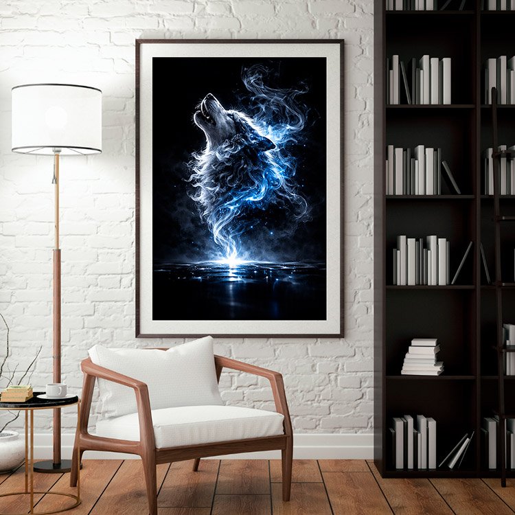 Plakat Wycie Wilka Kompozycja 3