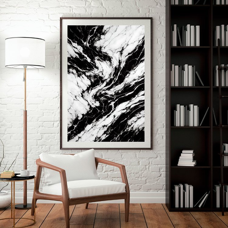 Plakat Wzory Marmurowe Kompozycja 3