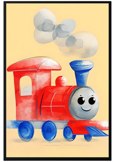 Plakat Zabawna Ciuchcia