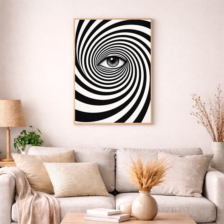 Plakat Zakręcone Oko Kompozycja 4