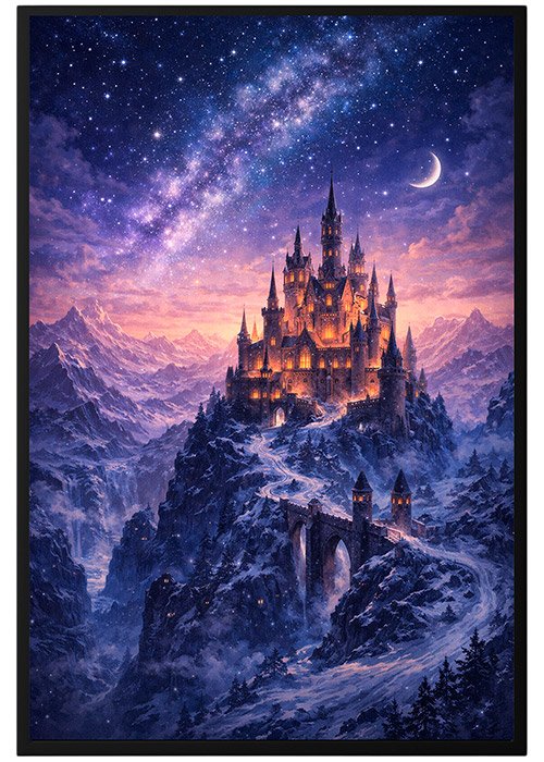 Plakat Zamek Czarodziejów