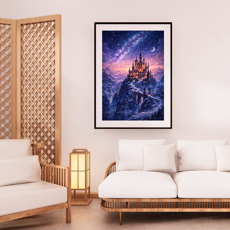 Plakat Zamek Czarodziejów Kompozycja 2