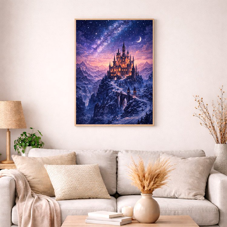 Plakat Zamek Czarodziejów Kompozycja 4