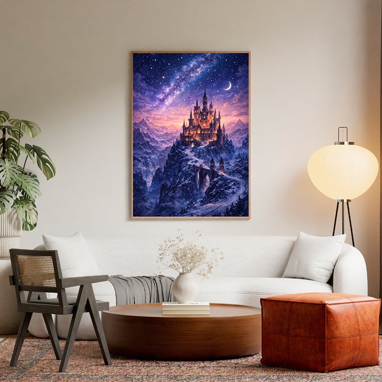 Plakat Zamek Czarodziejów Kompozycja 5