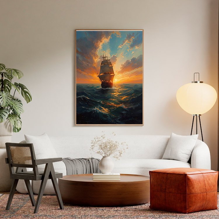 Plakat Żeglowanie Kompozycja 5