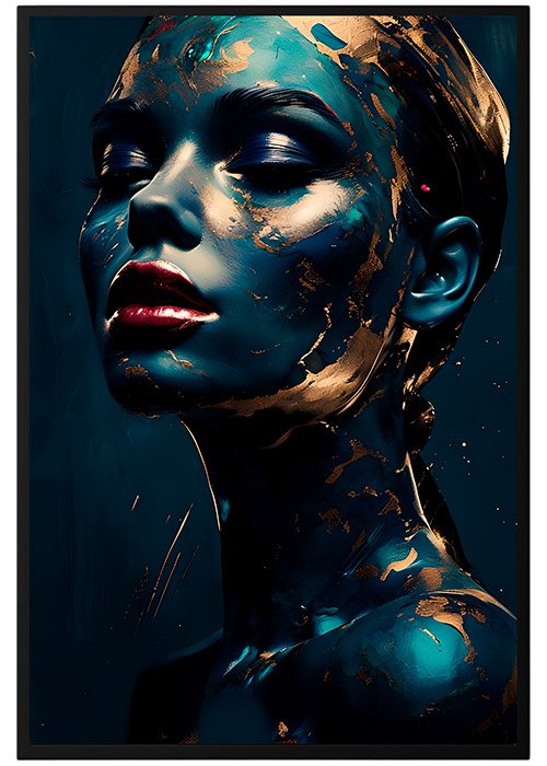 Plakat Złota Kobieta