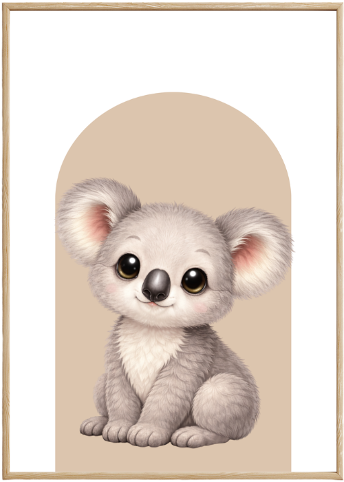 Plakat Koala Beżowy