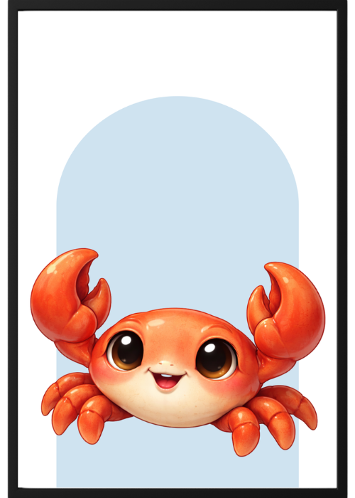 Plakat Krab Błękitny Kompozycja 1