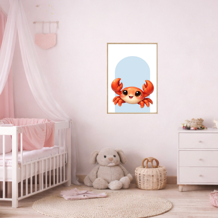 Plakat Krab Błękitny Kompozycja 3