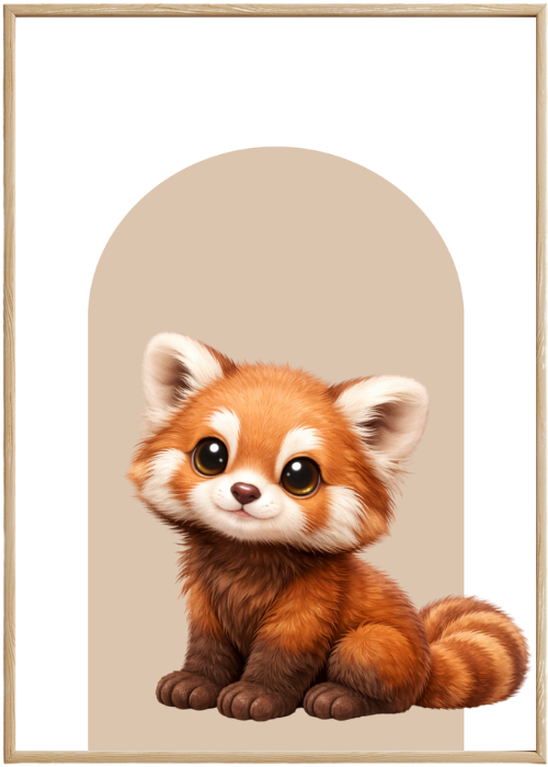 Plakat Panda Ruda