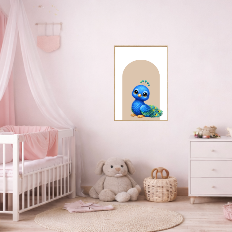 Plakat Paw Beżowy Kompozycja 3