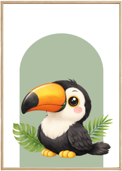 Plakat Tukan Zielony