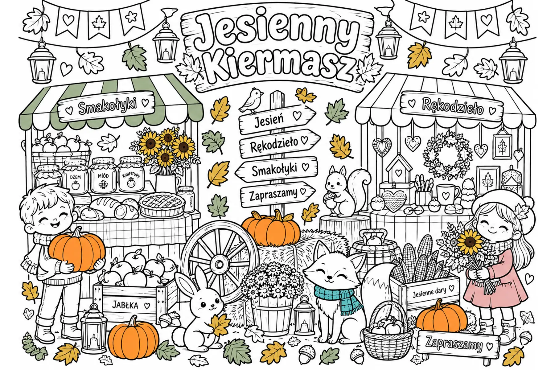kolorowanka_jesienny_kiermasz_kompozycja_2