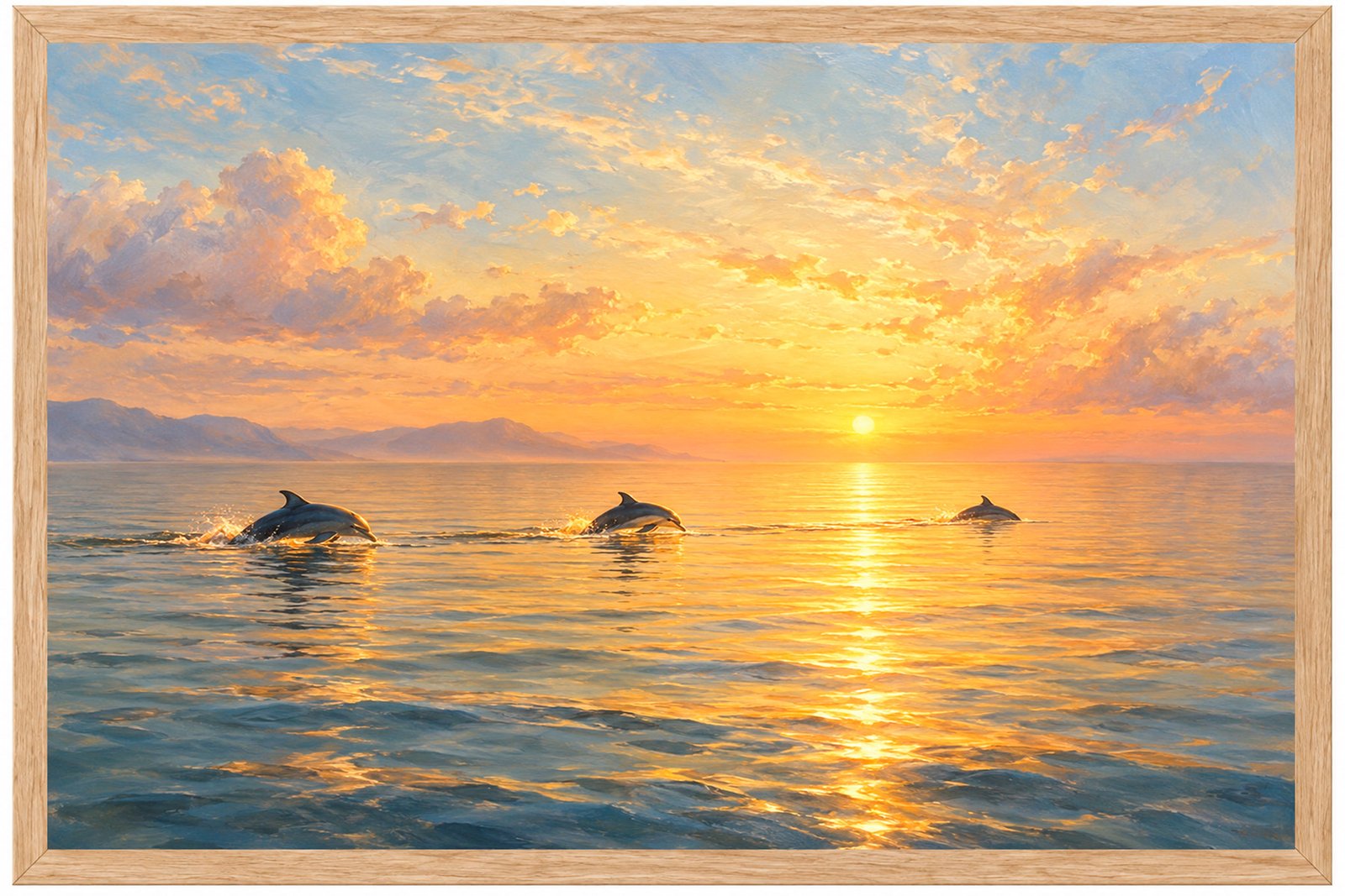 Plakat Delfiny
