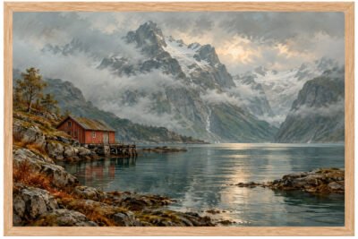 Plakat Dom Nad Fiordem