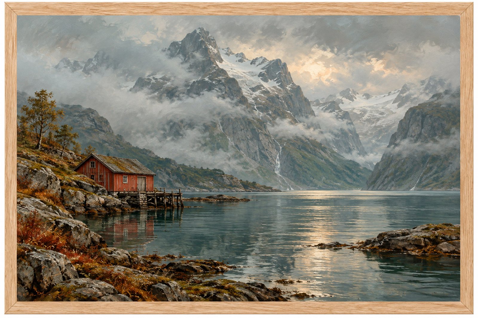 Plakat Dom Nad Fiordem