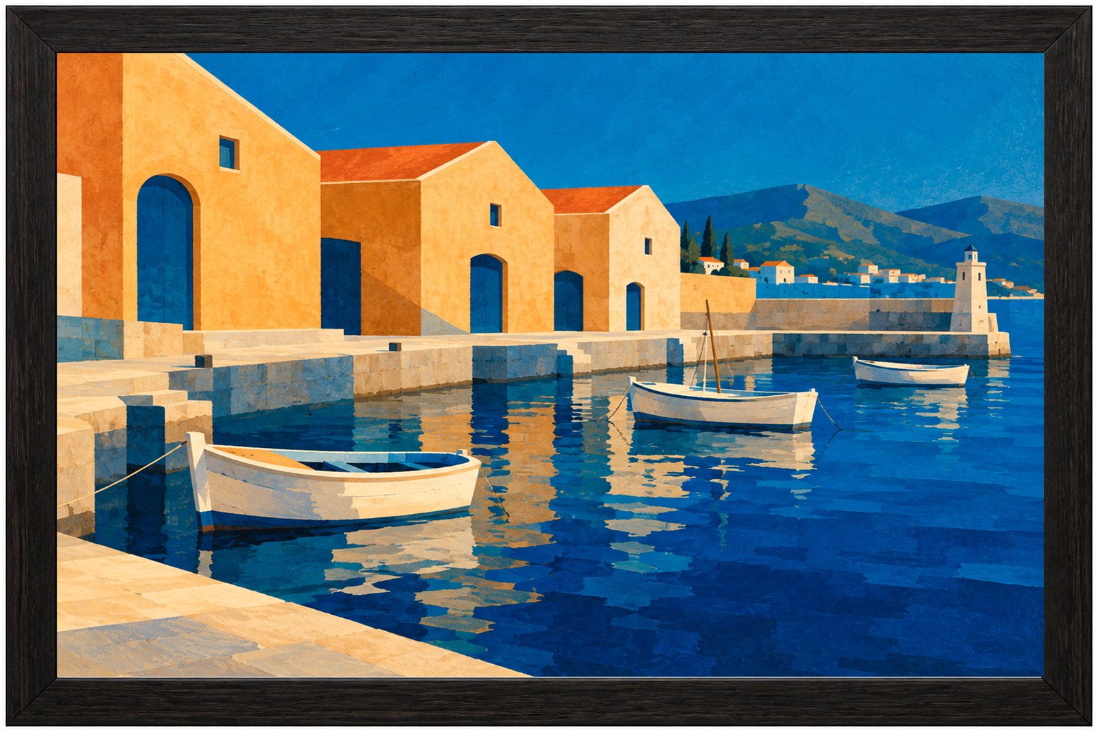 Plakat Geometryczny Port Kompozycja 1