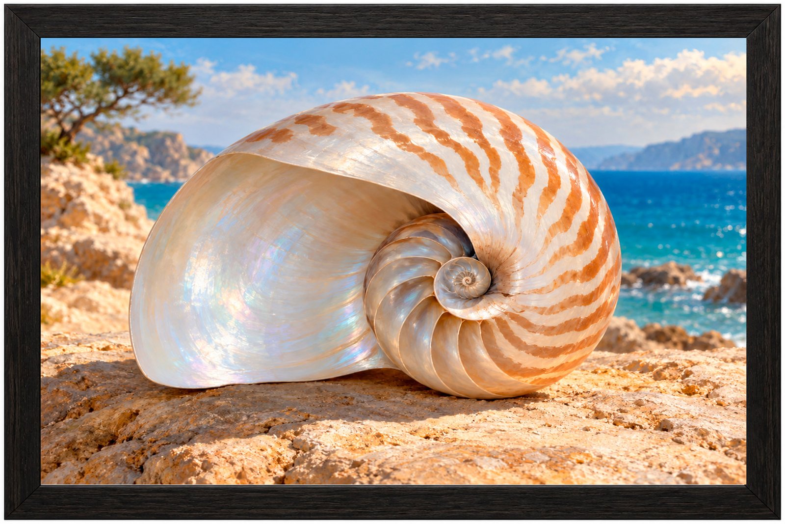 Plakat Perlowa Muszla Kompozycja 1