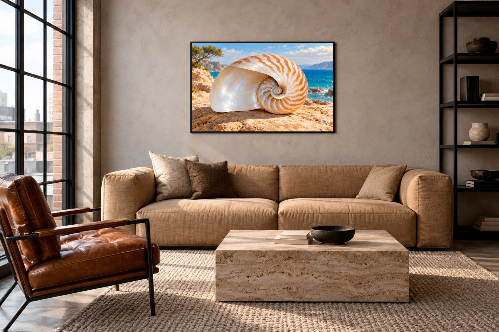 Plakat Perlowa Muszla Kompozycja 2