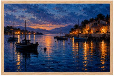 Plakat Port O Zmierzchu