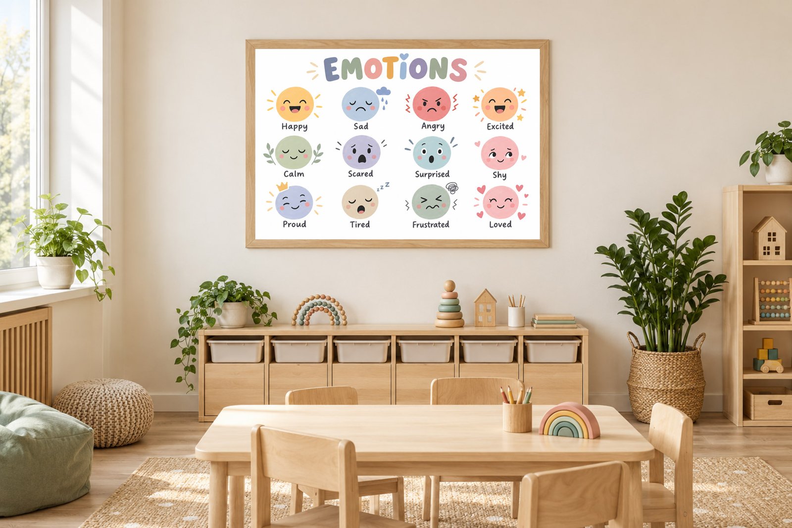 Plakat Edukacyjny Emotions Kompozycja 2