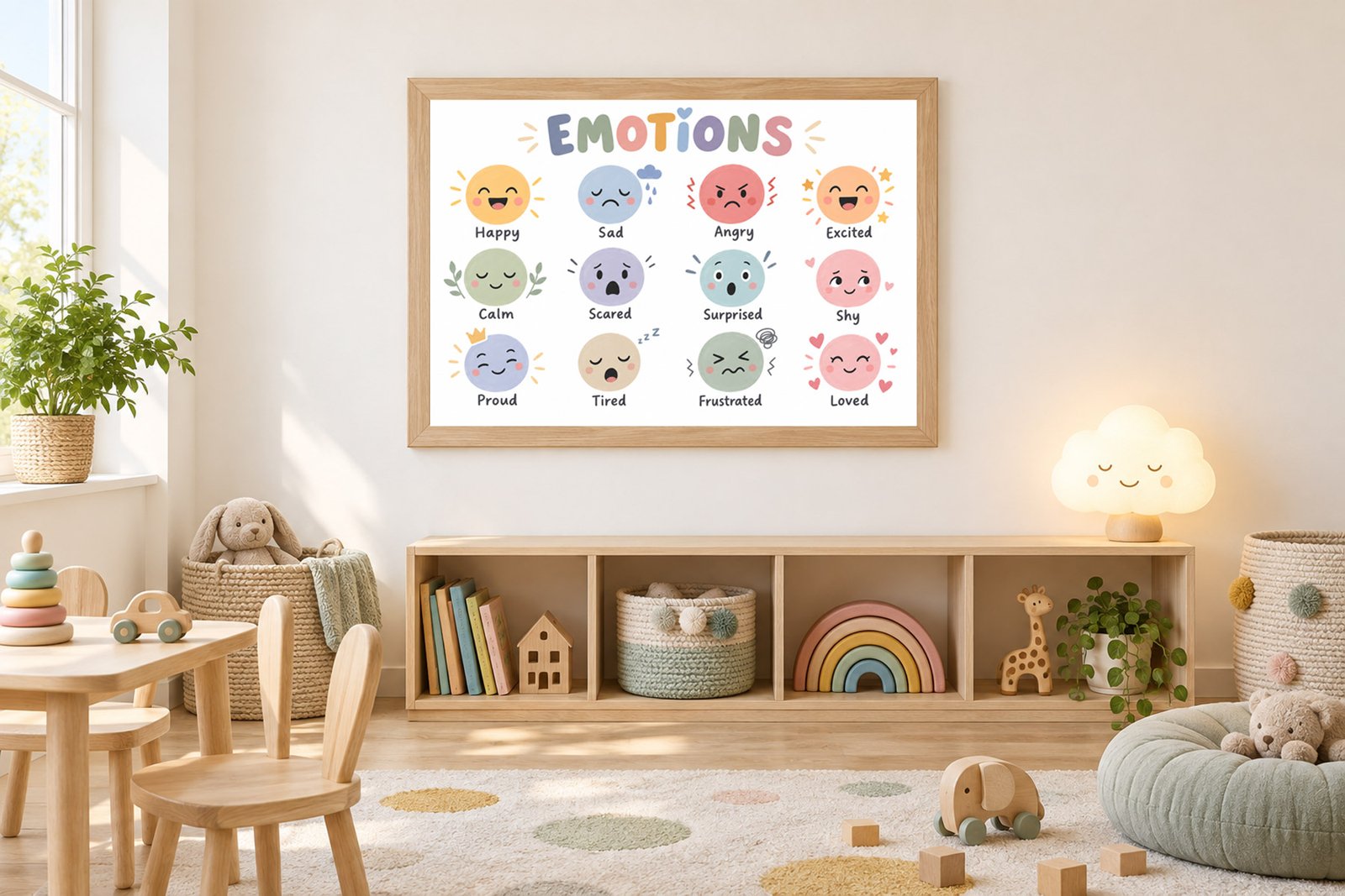 Plakat Edukacyjny Emotions Kompozycja 3