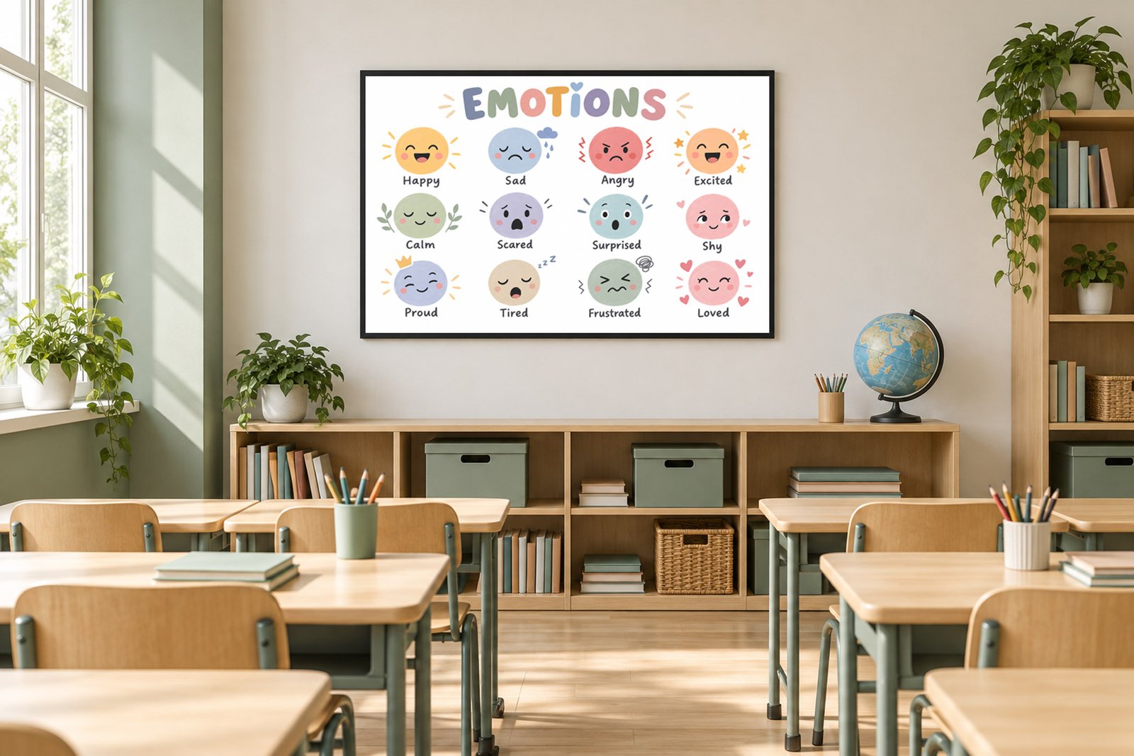 Plakat Edukacyjny Emotions Kompozycja 5