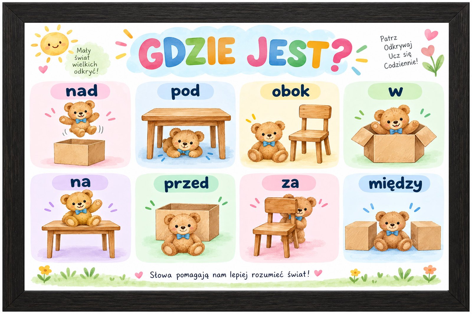 Plakat Edukacyjny Gdzie Jest Kompozycja 1