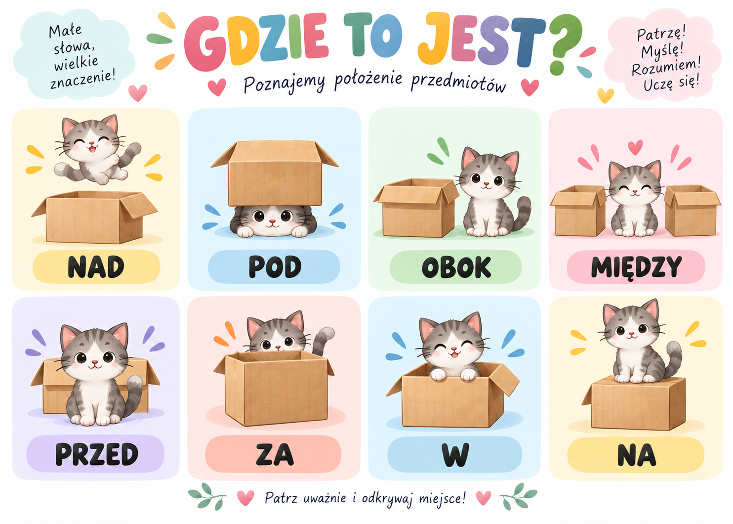 Plakat Edukacyjny Gdzie To Jest