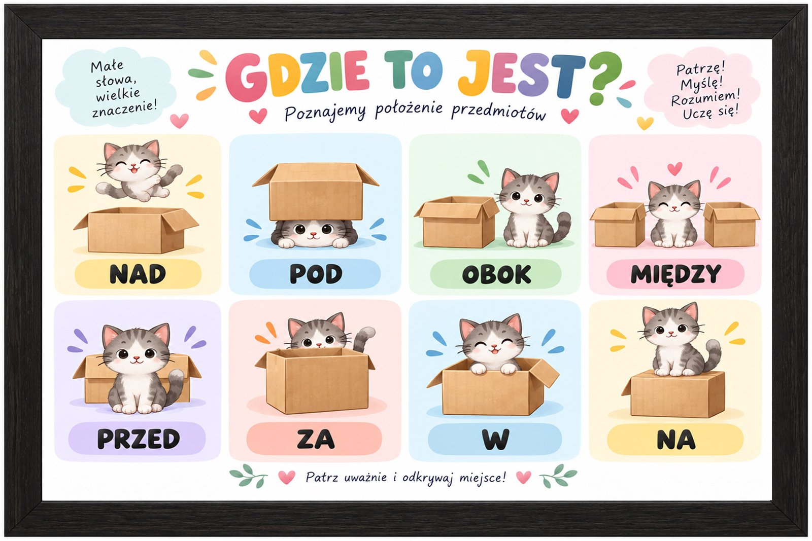 Plakat Edukacyjny Gdzie To Jest Kompozycja 1