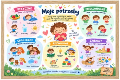 Plakat Edukacyjny Moje Potrzeby