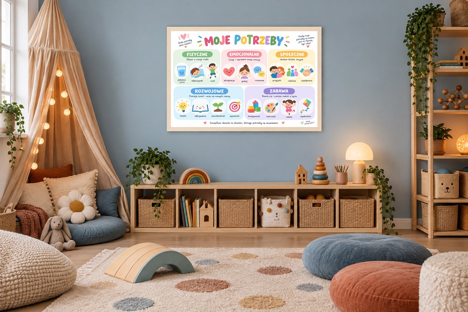 Plakat Edukacyjny Moje Potrzeby 2 Kompozycja 4