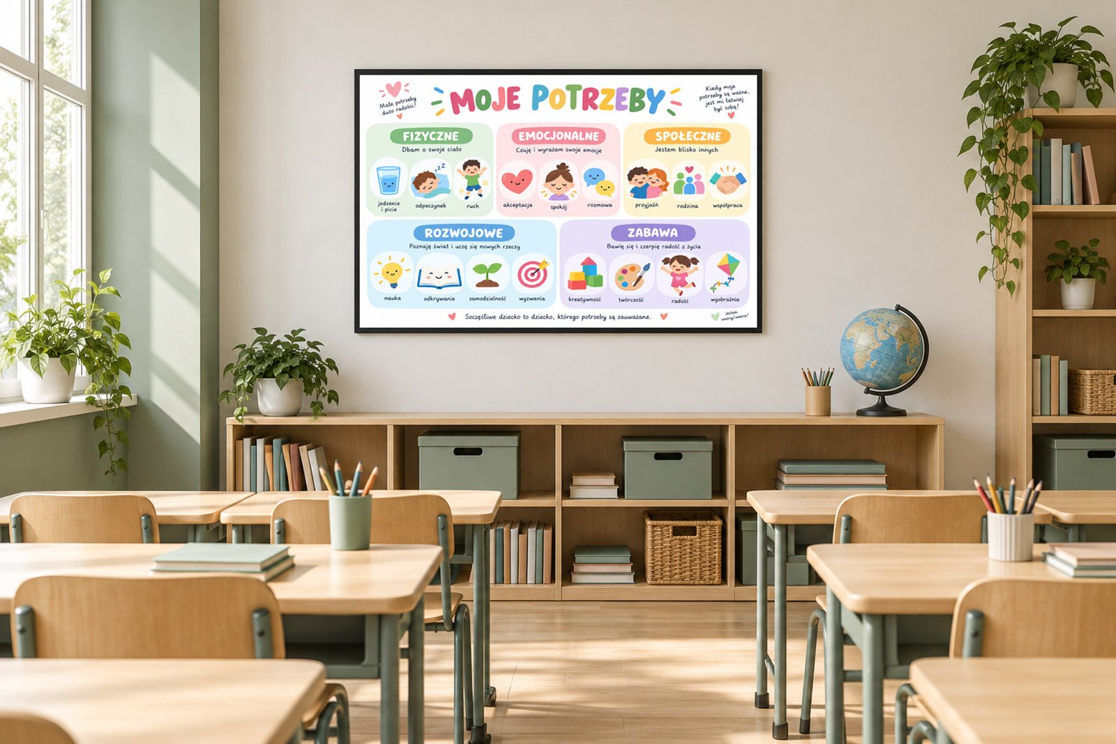 Plakat Edukacyjny Moje Potrzeby 2 Kompozycja 5