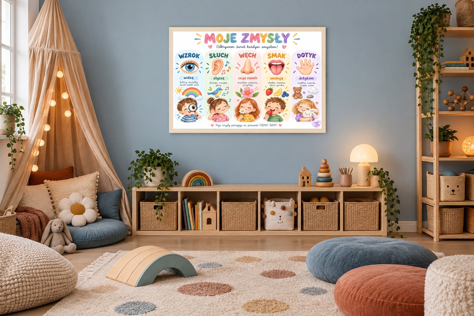 Plakat Edukacyjny Moje Zmysły 2 Kompozycja 4
