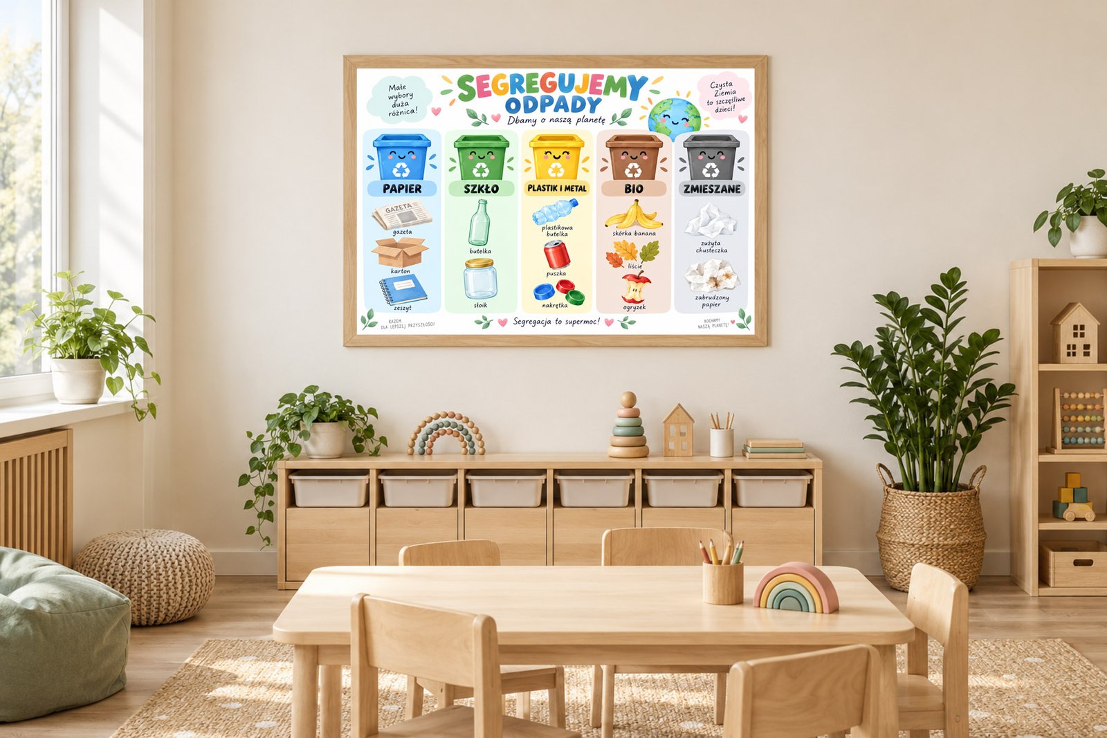 Plakat Edukacyjny Segregujemy Odpady Kompozycja 2