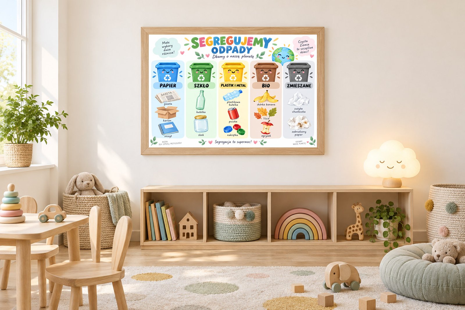 Plakat Edukacyjny Segregujemy Odpady Kompozycja 3