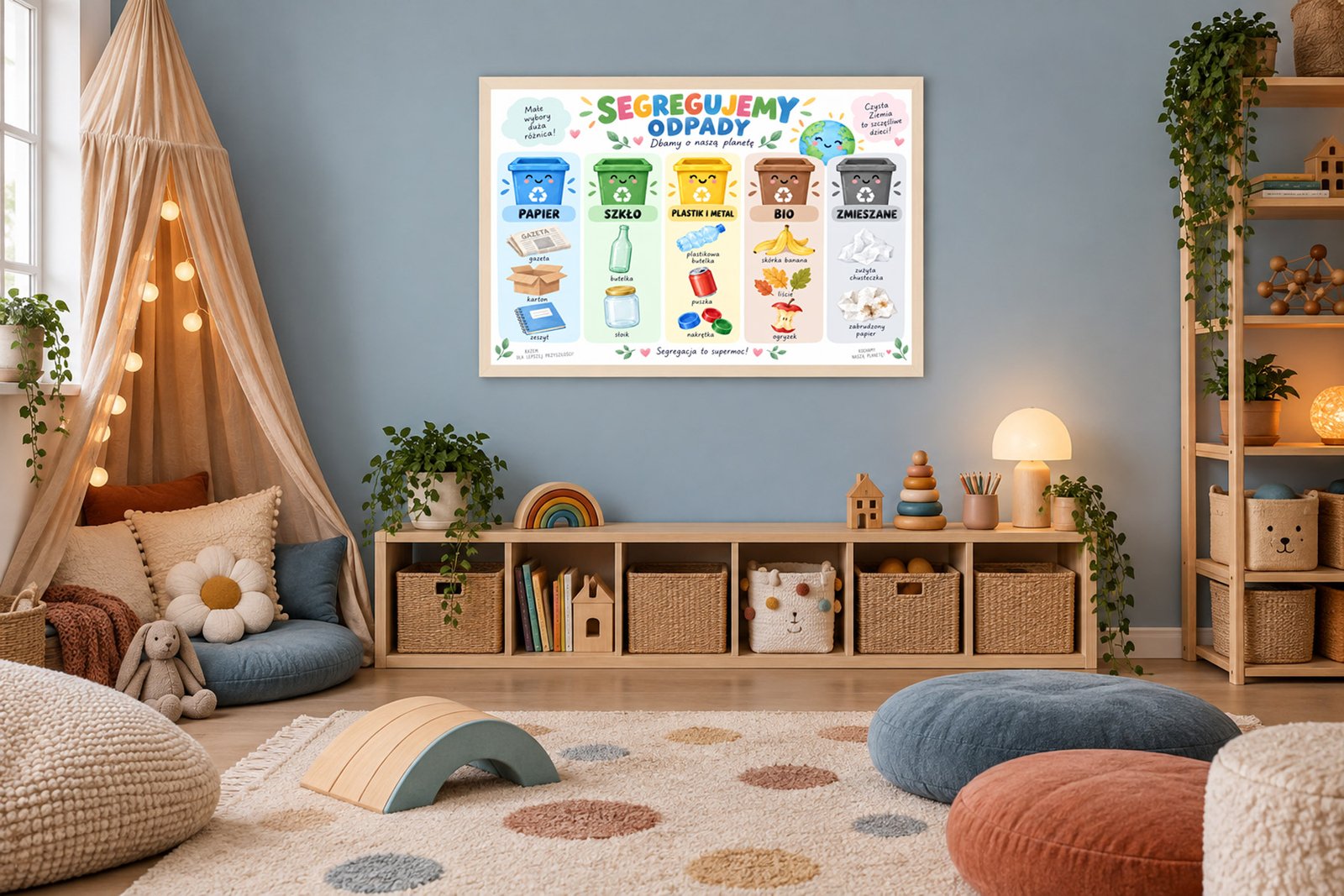 Plakat Edukacyjny Segregujemy Odpady Kompozycja 4
