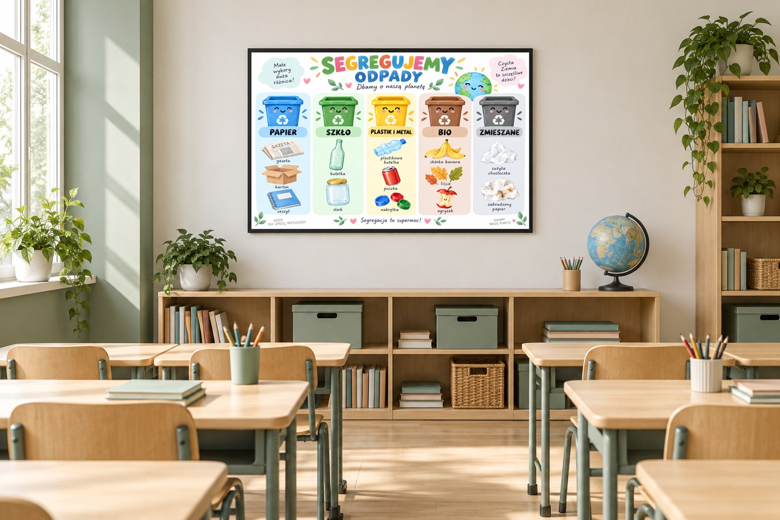 Plakat Edukacyjny Segregujemy Odpady Kompozycja 5