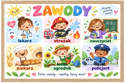 Plakat Edukacyjny Zawody 2