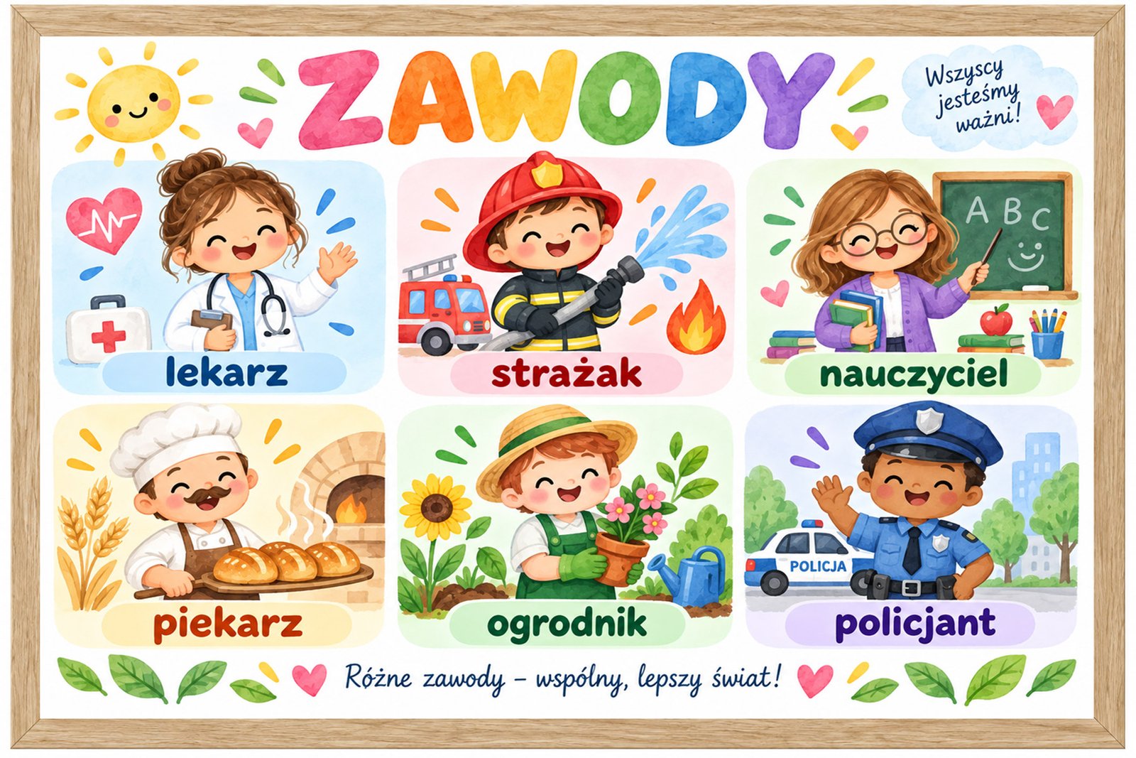 Plakat Edukacyjny Zawody 2