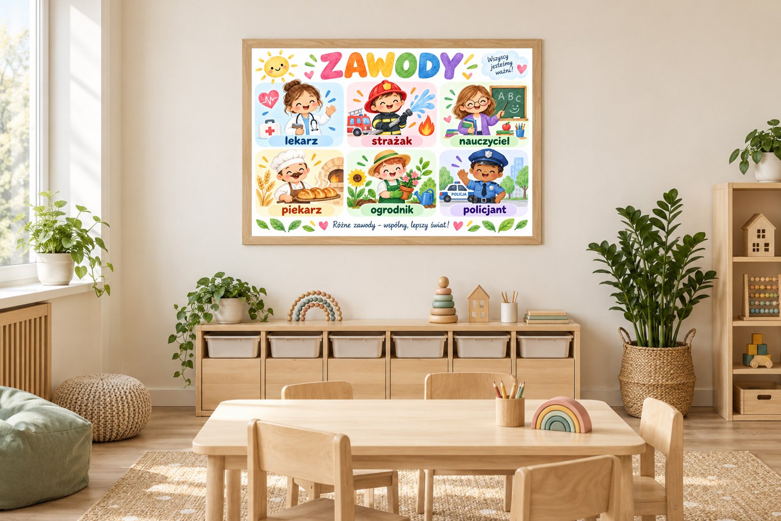 Plakat Edukacyjny Zawody 2 Kompozycja 2