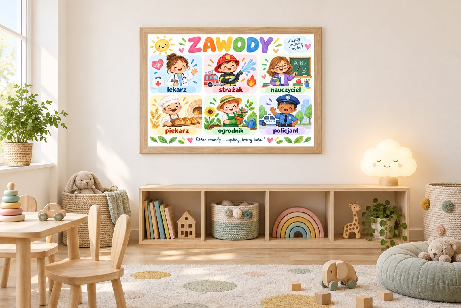 Plakat Edukacyjny Zawody 2 Kompozycja 3